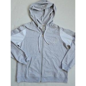 NWOT Ivory Ella Sweatshirt Hoodie Long Sleeve Graphic Pocket Gray Sz Medium